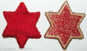 Original WWII USA 6th Division Patch ( 001 ) - Bild 1 von 1