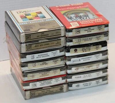 Classic Rock, Jazz, Soul, Folk, SEALED 4 Track Tape Cartridges Various Artists - Image 1 of 4