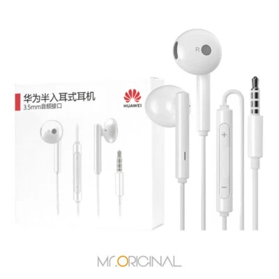 Original HUAWEI Official 3.5mm Half In-Ear Stereo Earphones With Mic (AM115) - Image 1 of 4