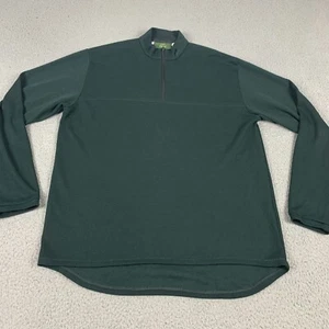 Vintage Orvis Pullover Herren Large grün Nylon Polartec 1/4 Reißverschluss Langarm USA - Bild 1 von 12