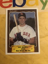 1990 Pro Cards #1324 Jeff Bagwell RC, New Britain Red Sox, Houston Astros HOF ⚾️
