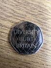 Super Rare Diversity Built Britain 50p Fifty Pence Coin Collectors 2020 Mint