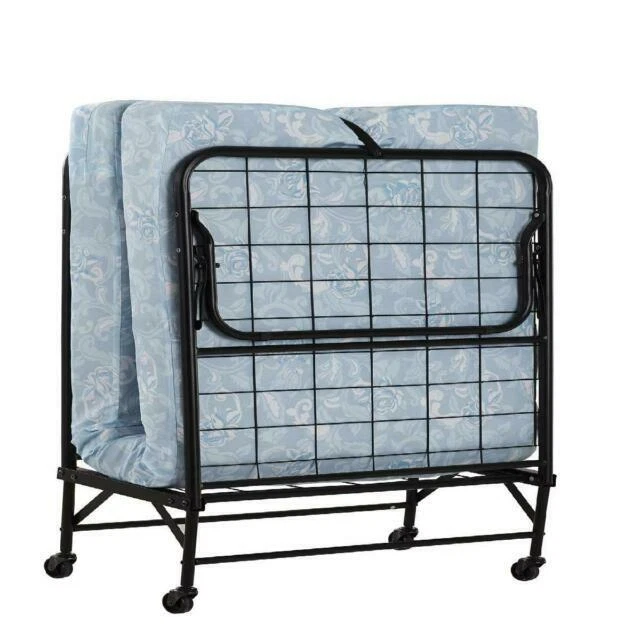 DHP 4054909 Folding Bed with Mattress - Black