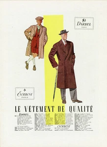 "DARBEL / EVERBEST" Annonce originale entoilée fin 40 31x42cm - Imagen 1 de 1