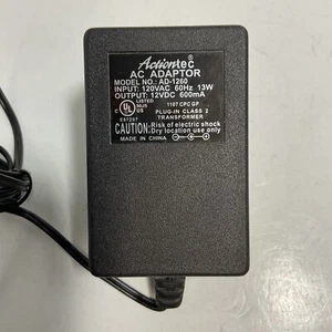Actiontec Netzteil Model No AD-1260 Eingang 120Vac 60Hz 13W Ausgang 12Vac 600mA - Bild 1 von 9