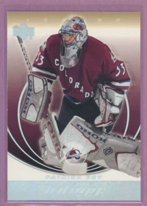2003 03-04 UD TRILOGY FUTURE STAR LEGEND AVALANCHE PATRICK ROY #24 - Picture 1 of 1