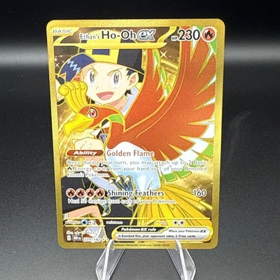 Pokémon TCG Ethans Ho-Oh EX Destined Rivals 239/182 Full Art Gold Hyper Rare - Image 1 of 2
