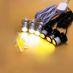 Lots of Mini LED Lamp Fixture Spotlight Counter Cabinet Light Power Adapter Hub - Picture 1 of 26