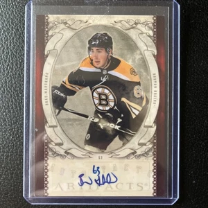 Artefactos UD Autofactos 2010-11 Auto Brad Marchand #AF-BM Boston Bruins Raro SP - Imagen 1 de 2