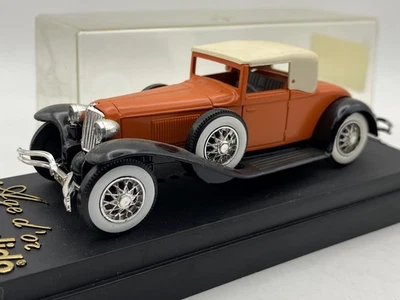 SOLIDO Cord Coupé 1930 1:43 orange beige top Ref: 4080 diecast car model - Image 1 of 4
