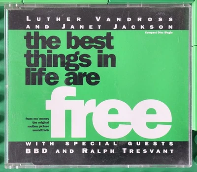 Luther Vandross & Janet Jackson - The Best Things In Life Are Free - CD Single - Bild 1 von 4