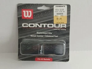 Empuñadura de repuesto para raqueta de tenis Wilson Contour - sellada nueva en paquete - Imagen 1 de 6