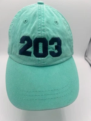 Gorra de béisbol ajustable Adams Hat adulto azul verdoso The Two Oh Three 203 en muy buena condición Foto 1 de 4