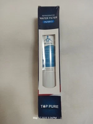 TOP PURE REFRIGERATOR WATER  FILTER #3 NEW & SEALED Kenmore compatible 300 Gal. - Image 1 of 4