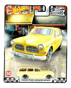 HOT WHEELS PREMIUM / No. 050 Volvo P220 Amazon Estate (Yellow) / BOULEVARD. - Picture 1 of 3