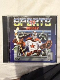TV Sports Hockey for TurboGrafx 16 &mdash; Game, Manual &mdash; Tested/Working &mdash; 1991 NEC