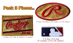 RAWLING2pcs+1MLB Patches ,iron ,sew ,Decorate on *TH- USA BY USPS Agent🚀 - Picture 1 of 1