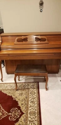 Kimball Console Piano S433 B57853 [USED] - Image 1 of 4