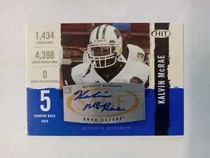 2008 Sage Hit Kalvin McRae Auto Ohio A35 RC Rookie Autograph Free Shipping! - Picture 1 of 2