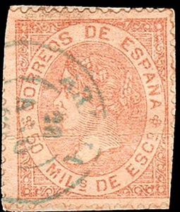 Coruña - Edi o 96 - 50 milésimas - Fragmento Mat Fech. Tp. II "Arzúa" - Imagen 1 de 1