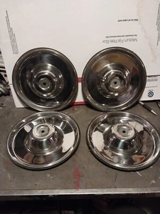 PEUGEOT 204 Hub Cap Wheel Covers Iike New - Picture 1 of 10