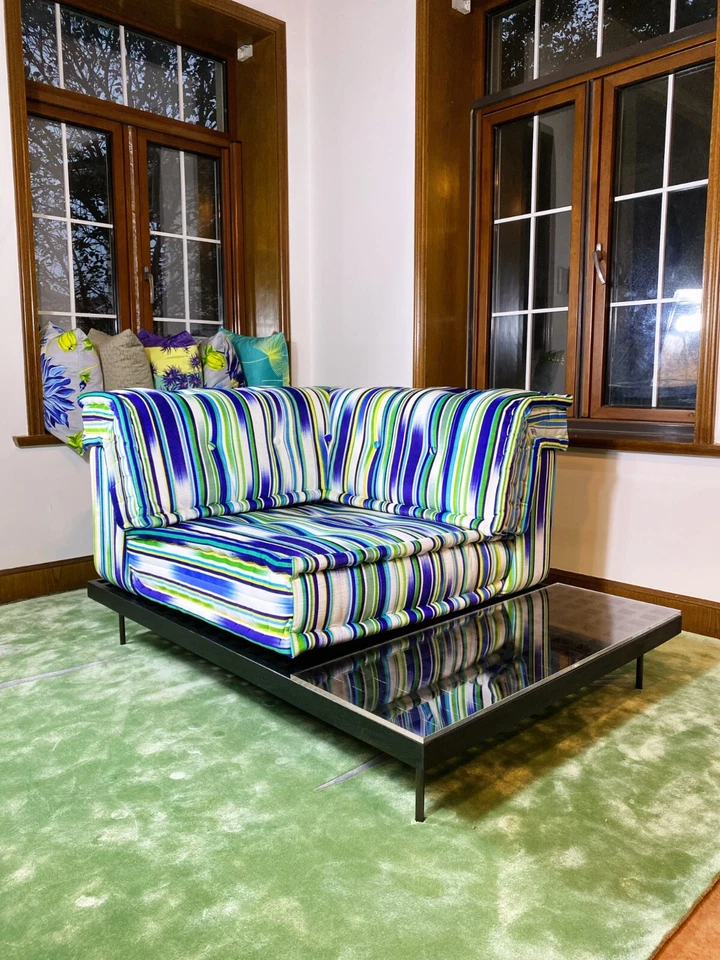 Teak Wood Base for Roche Bobois Sofa Mah Jong Couch Daybed Living Sectional Set - Image 1 of 4