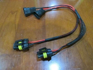 New H8/H9/H11 Wire Relay Harness for HID High Beam Kit for HID ballast to socket - Picture 1 of 3