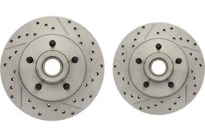 Front PAIR Stoptech Disc Brake Rotor for 1976-1980 Plymouth Volare (46075) - Picture 1 of 5