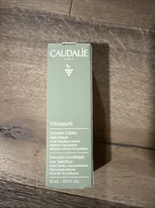 Caudalie Vinopure Salicylic Spot Solution ~ NEW IN BOX ~ AUTHENTIC  .5 oz - Picture 1 of 3