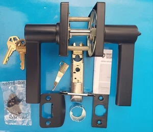 Kwikset 405CSL SQT 514 SMT 6AL RCS K4, Casey gleichschließend Einstiegshebel, mattschwarz - Bild 1 von 7