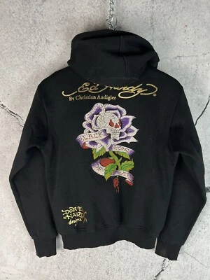 Ed Hardy por Christian Audiger sudadera con capucha vintage con cremallera Foto 1 de 3