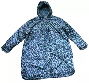 Regenmantel, PU-Raincoat mit Kapuze, Gummimantel, gefüttert, Gr. 44, Grün - Bild 1 von 5