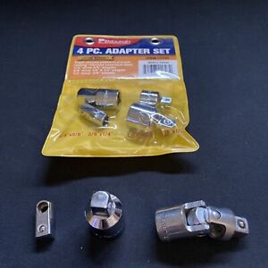 PENNCRAFT 3/8” Universal Joint Socket 3684 & CR-V 1/4”, 3/8”,1/2”Adapter Set LOT