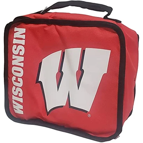 Officially Licensed NCAA Sacked Lunch Bag (Wisconsin Badgers) Cover