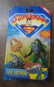 Superman Animated Lex Luthor Kryptonite Armor Action Figure Kenner 1996 - Picture 1 of 2