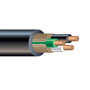 100' 8/3 SOOW Power Cable Non UL Flexible CPE Jacket Black 600V - Picture 1 of 4