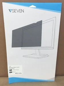 V7 19.0"  Widescreen Privacy Filter for 16:10 Monitor Frameless PS19.0WA2-2N - Picture 1 of 5