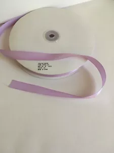 100 yards 5/8 inch Single Face ribbon Lavender color. - Picture 1 of 6