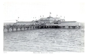 PAVILION at PALACIOS, Texas TX boardwalk - Postcard - Picture 1 of 2