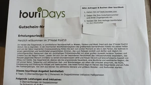 touridays- Gutschein - Bild 1 von 5