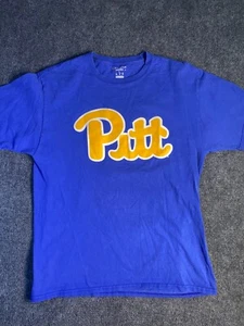 Pittsburgh Panthers Champion Authentic Tee Shirt Volleyball Mens Large Blue Logo - Picture 1 of 7
