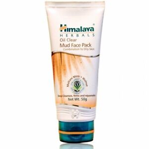 Himalaya Herbals Oil Clear Mud Face Pack, 50gm ORIGINAL FREE SHIP