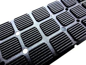 Correa para almohadilla de hombro se adapta a almohadilla de correas de 1,5" 38 mm de ancho DURADERO goma flexible negra - Imagen 1 de 12