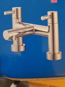 B&Q Cirque Chrome Tall Bath Taps RRP £130 Now £70 - Picture 1 of 4