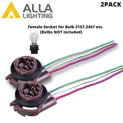 DRL Socket, Running Light Socket for Chevy GMC Buick Cadillac Pontiac,3 Wire 5" - Image 1 of 4