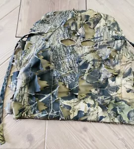 CABELA’s Camo Hood Headcover With SCENT-LOK Men’s Mossy Oak 3-D 3D Leaf Cutouts - Picture 1 of 14