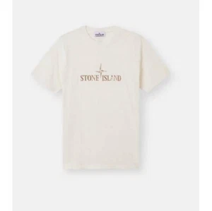 STONE ISLAND 2100020 ORGANIC COTTON T SHIRT- IVORY - Picture 1 of 4
