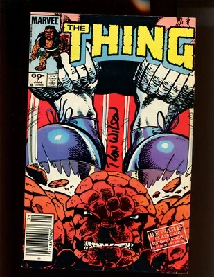 Thing #7 - SIGNED BY RON WILSON! (4.5) Newsstand 1984 - Image 1 of 2
