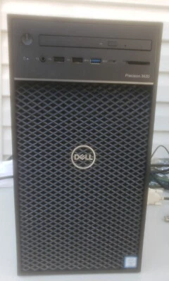 Dell Precision 3630 Tower Intel i7 16GB RAM 256GB SSD+3TB HDD Win 10 Pro Desktop - Image 1 of 4