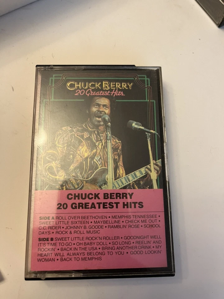 Chuck Berry, 20 Greatest Hits, Cassette Tape, Made in Holland BT555017C Vintage - Image 1 of 1